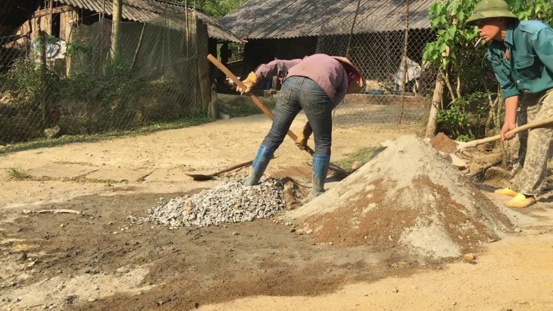 Fresh concrete in Da Nang - Dufago