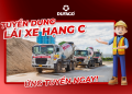 Bê tông Dufago tuyển dụng lái xe hạng C
