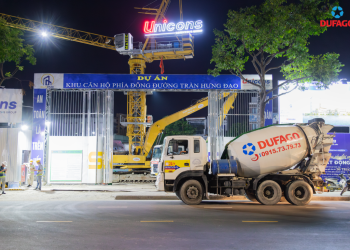 DUFAGO PROVIDED HIGH-QUALITY CONCRETE FOR THE EAST TRẦN HƯNG ĐẠO STREET APARTMENT COMPLEX PROJECT