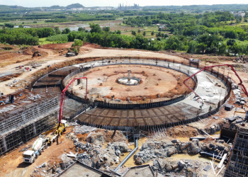 DUFAGO CUNG CẤP BÊ TÔNG CHẤT LƯỢNG CAO CHO CÔNG TRÌNH NHÀ MÁY BỘT – GIẤY VNT19 GIAI ĐOẠN II