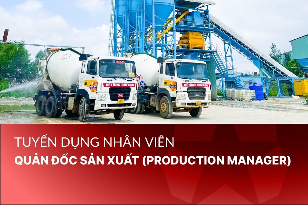 tuyển dụng quản đốc sản xuất
