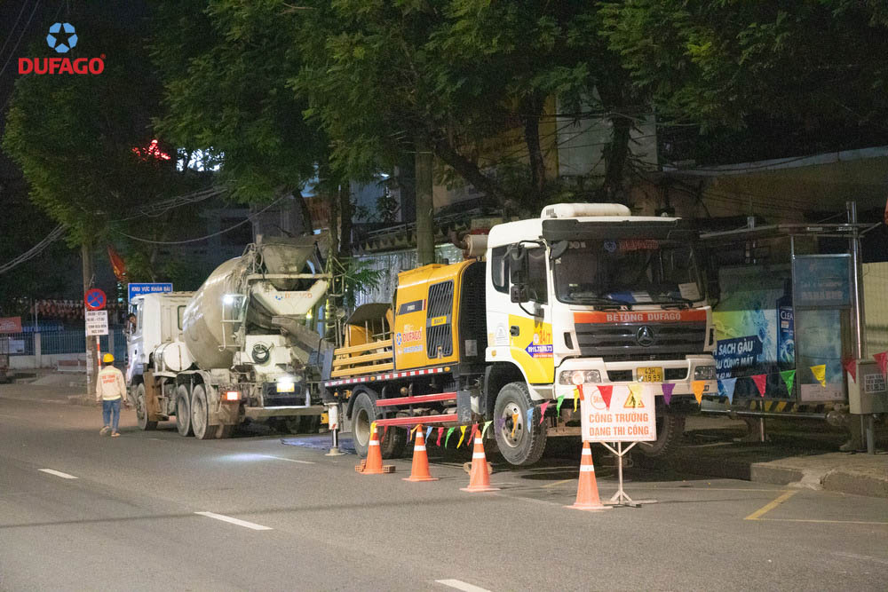 Dufago cung cấp bê tông M450 tại Đà Nẵng