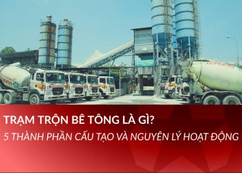 cấu tạo trạm trộn bê tông
