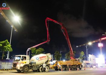 Dufago cung cấp bê tông chất lượng cao cho dự án Chung cư Ánh Dương