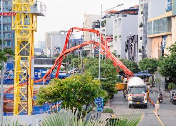 Bê tông móng Đà Nẵng Landmark