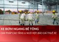 Xe bơm bê tông ngang