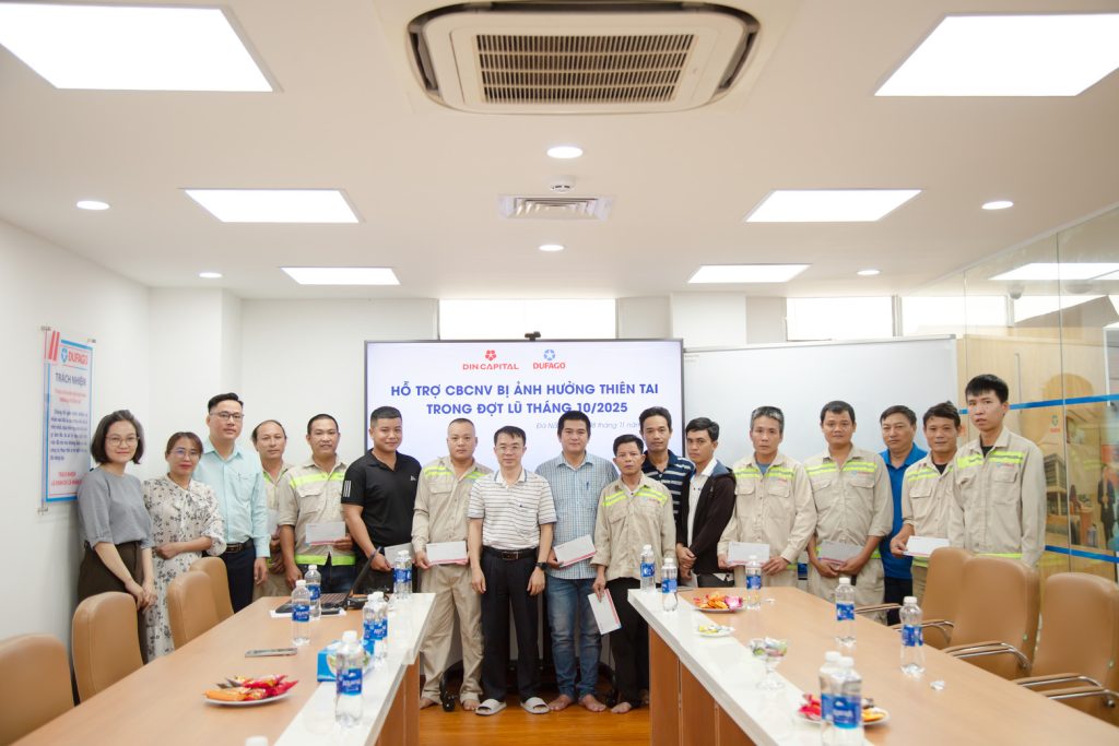 Dufago Kịp Thời Hỗ Trợ Cán Bộ Công Nhân Viên Chịu Thiệt Hại Do Mưa Lũ