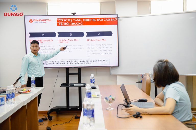 Hình ảnh về chương trình đào tạo toàn diện quy định bảo vệ môi trường tại Dufago, hướng đến phát triển bền vững
