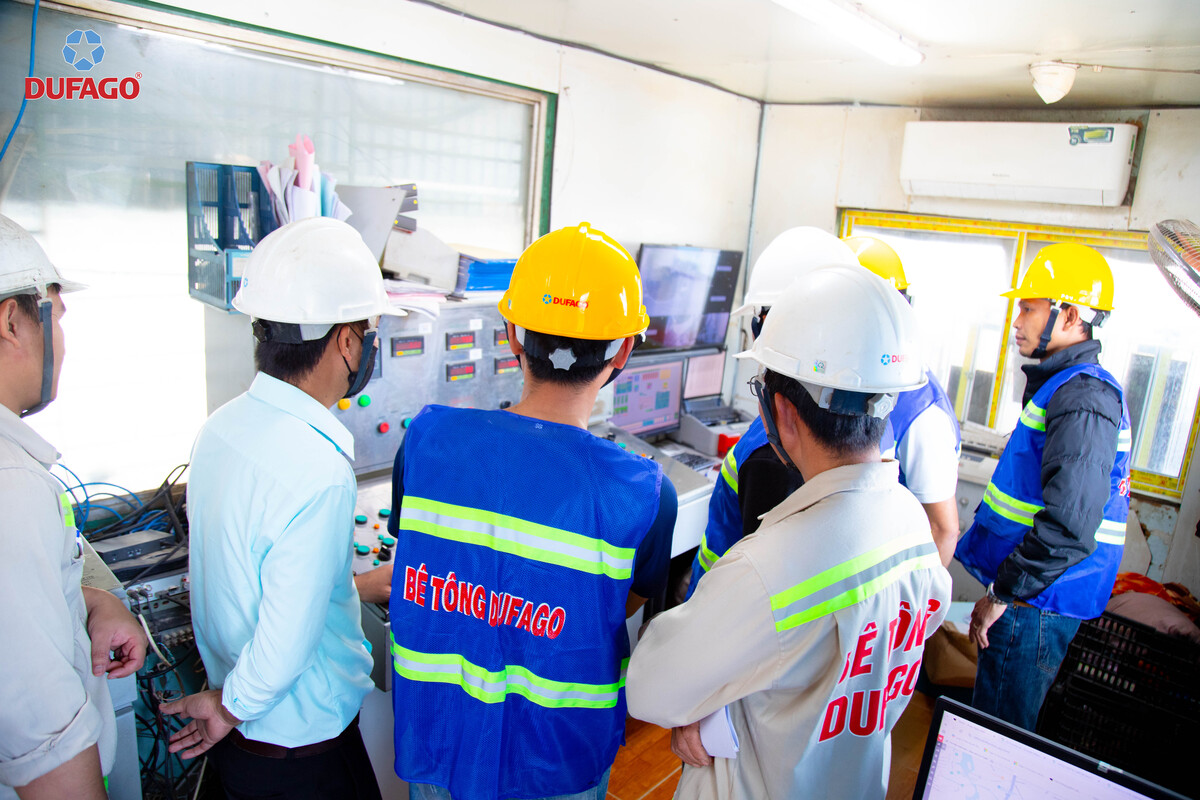 Đào tạo vận hành và sửa chữa trạm bê tông tại Dufago