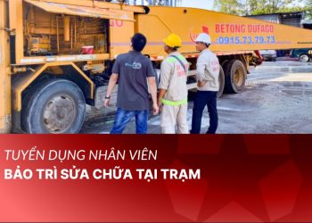 TUYỂN NHÂN VIÊN BẢO TRÌ, SỬA CHỮA
