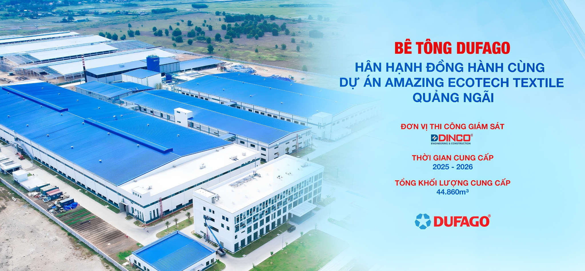Dự án Amazing Ecotech Textile Quảng Ngãi