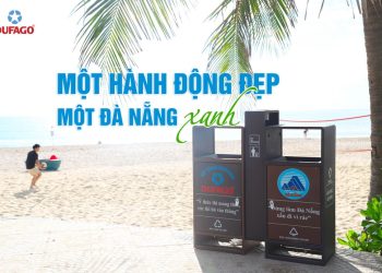 Dufago trao tặng thùng rác cho thành phố